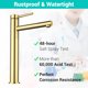 thumbnail image 5 of Aquaterior Bathroom Vessel Sink Faucet Set Ceramic Bathroom Countertop Vessel Sink & One Hole Vanity Mixer Bar Faucet w/Pop Up Drain  (CUPC NSF CEC), 5 of 11