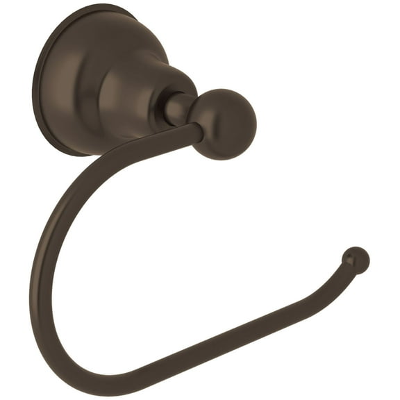 Rohl Cis8 Arcana Wall Mounted Euro Toilet Paper Holder - Brass