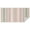 Pink Striped Floral, variant on White Geometric Diamond Striped Pattern Rectangle Tablecloth 60"x84",Waterproof Polyester Rectangle Table Cloth, Wipeable Spillproof Polyester Tablecloth for Dining, Camping, Indoor and Outdoor