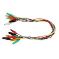 thumbnail image 3 of Electrical Testing Wire, Clip Test Wire Double Ended 10pcs Easy Installation Stable Conductivity PVC Insulation  For Circuit Connection, 3 of 8