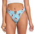 thumbnail image 1 of Balery winter cow cute Tangas de Algodón para Mujer con Estampado – Ropa Interior Sexy, Transpirable, G-string-X-Large, 1 of 6