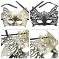 thumbnail image 3 of Unique Bargains 1 Pc Eagle Party Mask Gold Tone Plastic, 3 of 5