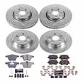 thumbnail image 3 of PowerStop Front and Rear Z23 Evolution Sport Carbon-Fiber Ceramic Brake Pad and Drilled & Slotted Rotor Kit Fits: VOLVO Select Models K4121, 3 of 10