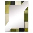 thumbnail image 2 of Designart "Eco Cubes Green-Friendly Collage III" Solar Panels Oversized Wall Mirror - Industrial Architecture Bedroom Wall Mirror Large - Multiple Color Options, 2 of 6