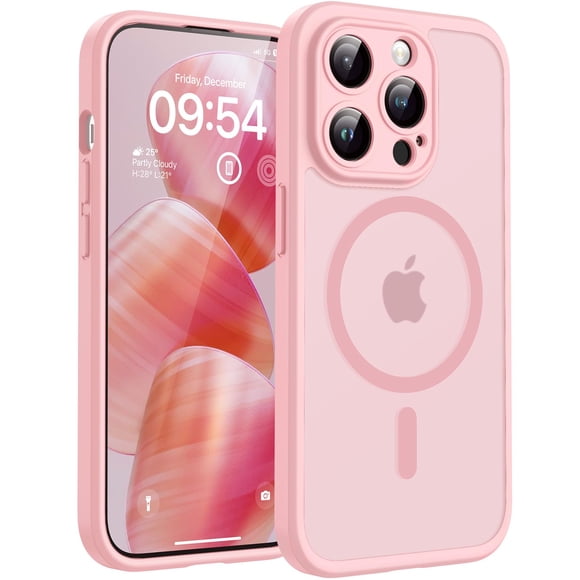 Funda de teléfono TOCOL Magnetic para iPhone 13 Pro rosa claro