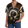 thumbnail image 1 of Fotbe Casino Cards Camisa Estampada de Manga Corta para Hombre, Casual de Verano, Estilo Playero, Sin Arrugas-Medium, 1 of 5