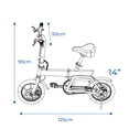 thumbnail image 3 of Bicicleta Eléctrica Plegable B20 Moboss Ebike 350W R14 Moboss  B20, 3 of 9