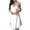 White, variant on ZyeKqe Women Nightgowns Sleeveless Nightshirts Lace V Neck Sleep Shirts Side Split Chemise Nightdress Soft Sleepwear Lingerie