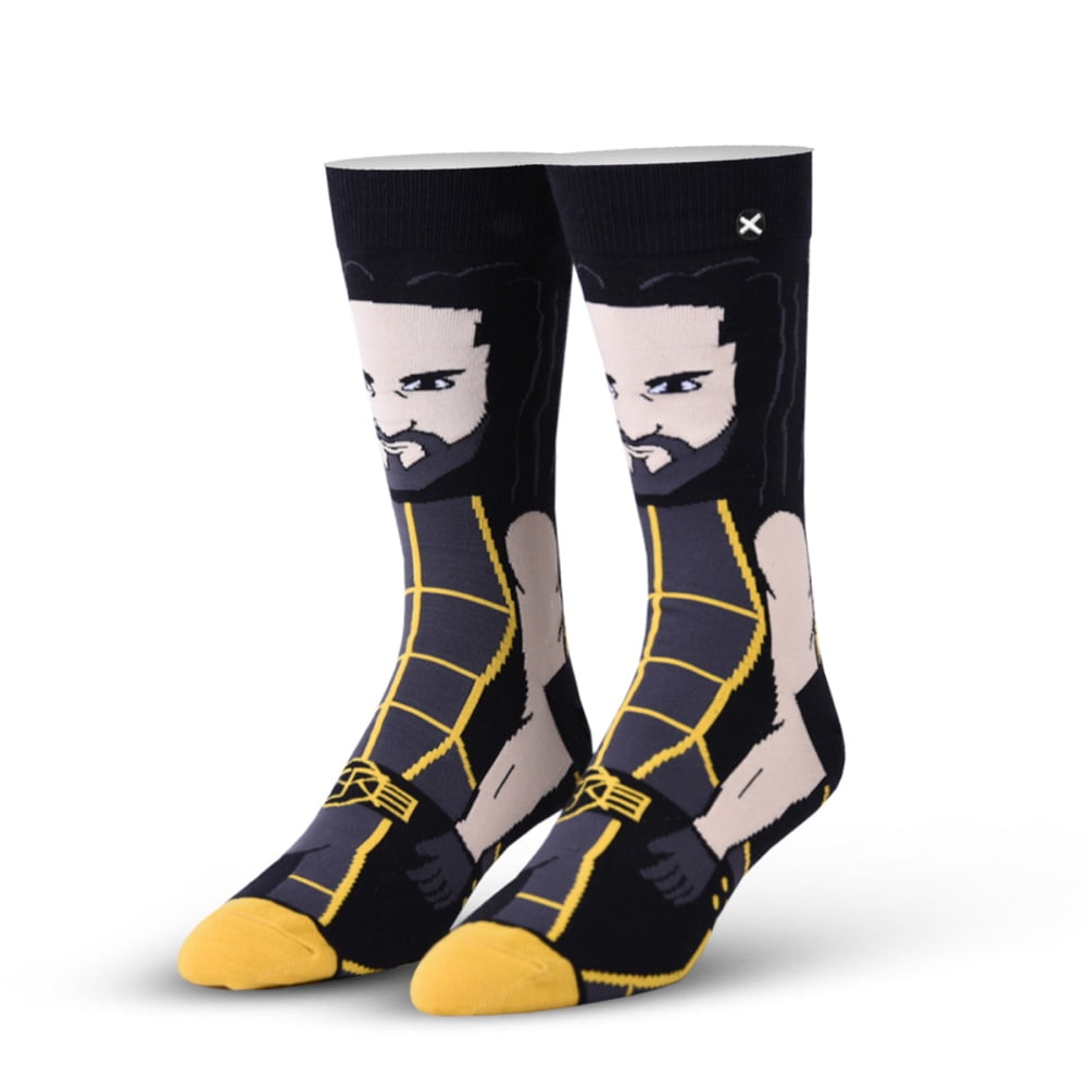 Odd Sox Odd Sox, Unisex, WWE Wrestling, Seth Rollins, Crew Socks, Novelty Fun Cool Crazy