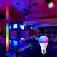 thumbnail image 3 of Bombilla E27 RGB LED inalámbrica AC 85-265V Control aplicación RGB+CW+WW Compatible con dientes Voz Alexa Google Home 10W Azul, 3 of 9