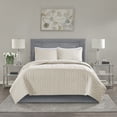 thumbnail image 2 of Home Essence Wiley 3 Piece Reversible Coverlet Set, King/Cal King, Cream, 2 of 6