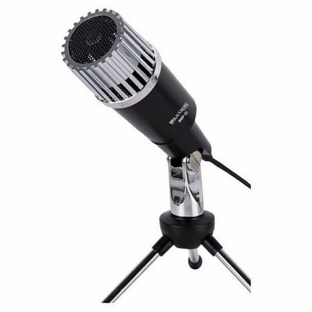 Samson Technologies Podcast Condenser Vocal Microphone + Shockmount, Black