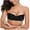 Black, variant on Silicone Invisible Pull-up Push Bra Strapless Push Up Bra Summer Tape Bra Thick Padded Sticky Underwired Bras Self Adhesive Bra