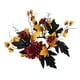 thumbnail image 4 of 万圣节丰收节黑色烛台花环装饰仿真花桌台花圈摆件 红色花款(不含蜡烛 仅花环), 4 of 8