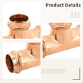 thumbnail image 3 of Accesorio de conexión a presión de cobre en T de 15 mm Timcorr conector de plomería de doble presión, 3 of 5
