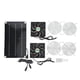 thumbnail image 2 of Fan Solar, Fan Favorable Al Medio Ambiente Del Panel Solar Con El Panel Solar Para El Invernadero, 2 of 7