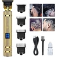thumbnail image 1 of Hair Trimmer Men,Electric Beard Trimmer,0mm Precision with LED Display(Gold), 1 of 4
