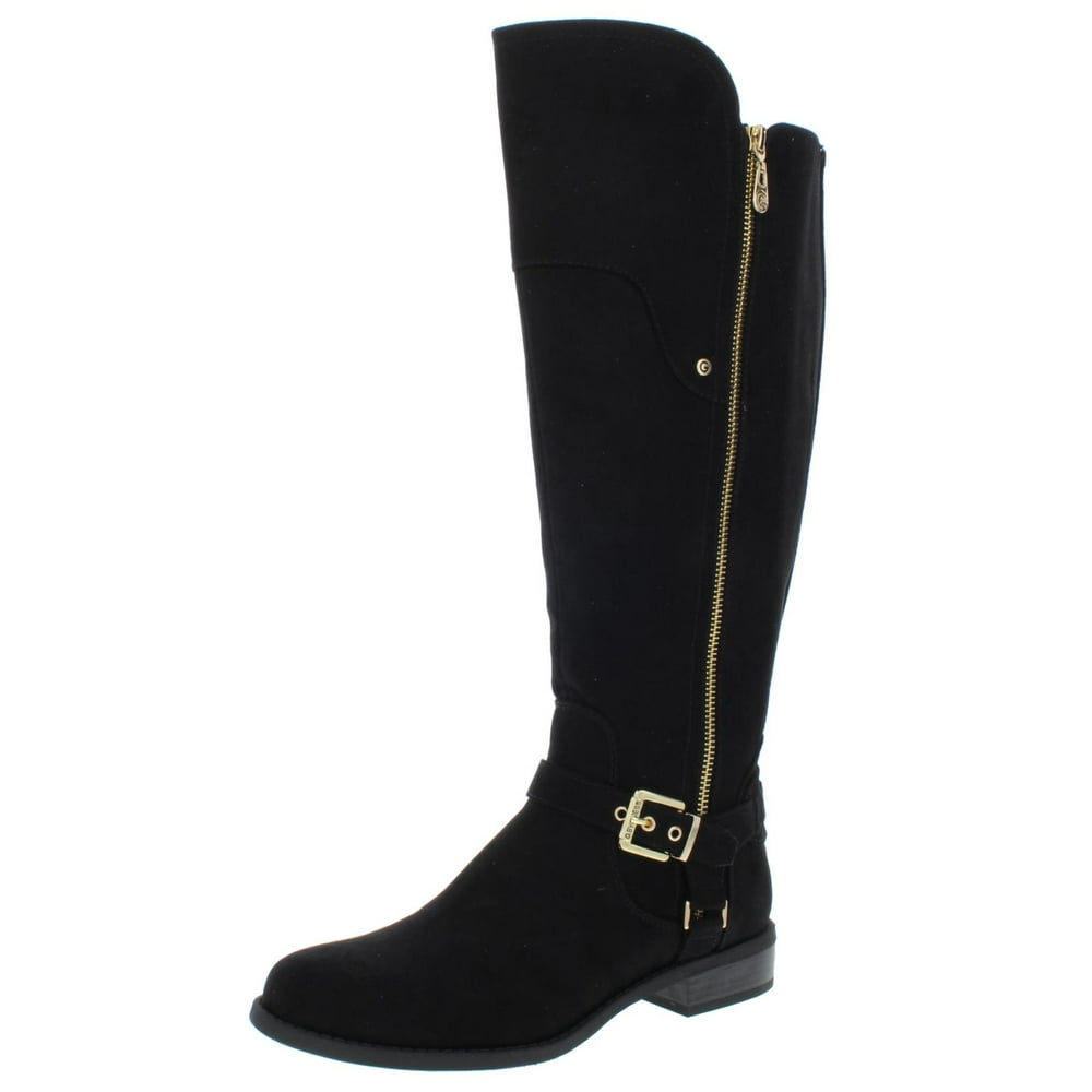 GUESS - Guess Womens Harson 6 WC Faux Suede Wide Calf Riding Boots ...
