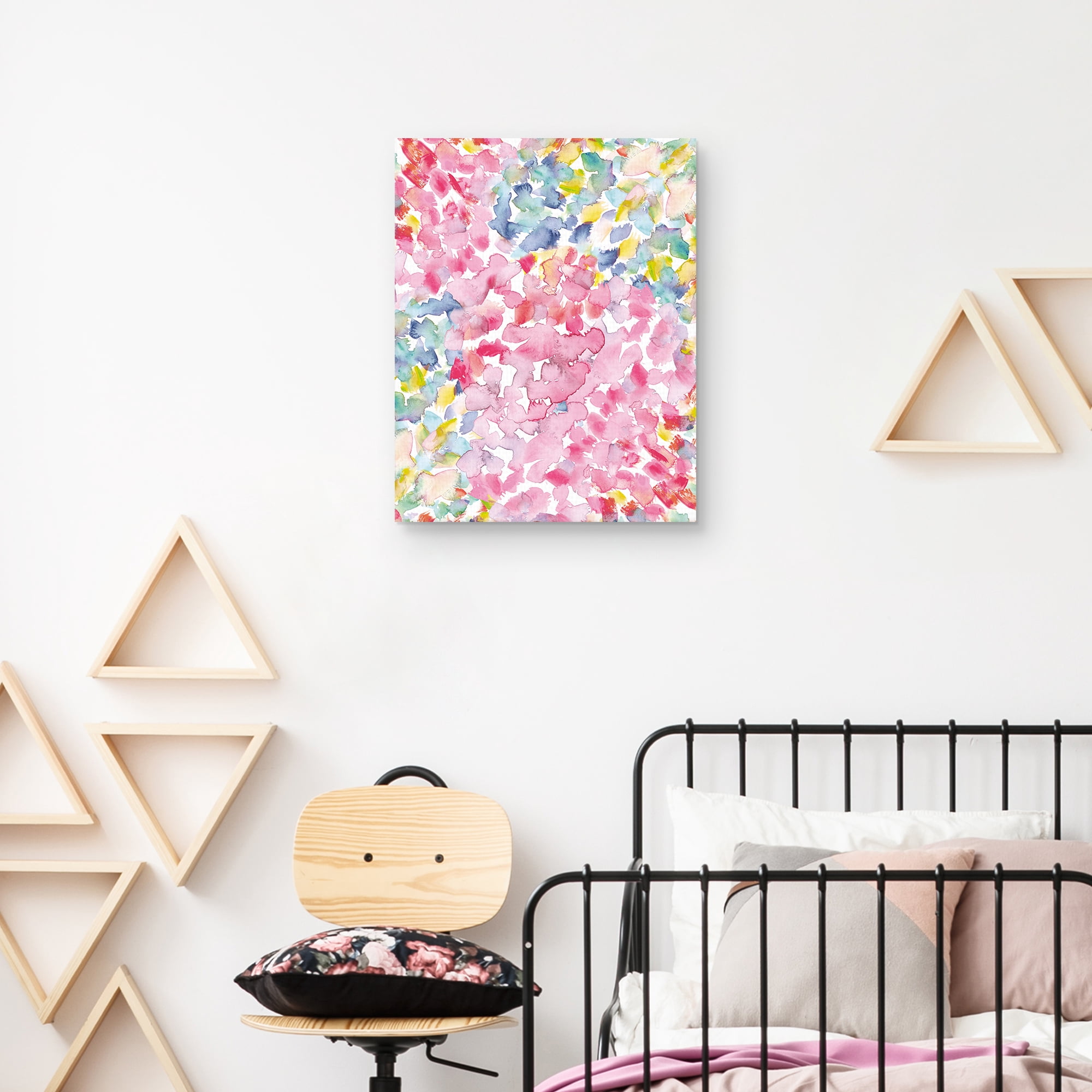 Dancing Shapes by Willowbrook Fine Art Canvas Art Print
