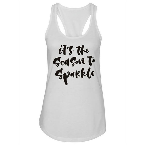 It's The Season To Sparkle Tank Women -Image by Shutterstock, Female XX-Large
