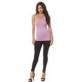 thumbnail image 4 of Women's Seamless Triple Criss-Cross Front Cami Tank Top, Lavender, One Size, 1PC, 4 of 5