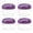 Purple, variant on 4-Pack Mini Clear Jars â 35ml Leakproof Containers with Lids (Refillable Storage for Spices, Crafts & Beauty, Kitchen/Home Organizing)