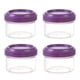 thumbnail image 1 of 4PCS Mini Tarros de Plástico Transparente con Tapas a Prueba de Fugas Recipiente Redondo Transparente 35ml Recipientes de Almacenamiento Rellenables para Organizar el Hogar y la Cocina, 1 of 2