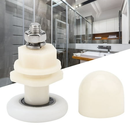 

8 pieces of durable plastic sliding roller sliding track door wheel assembly replacement suitable for bathroom glass doors[20mm]