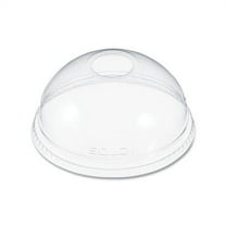 Ultra Clear Dome Cold Cup Lids f/16-24 oz Cups PET, 1000/Carton