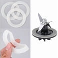 thumbnail image 3 of 4 Pack Blender Gasket Ring Replacement Rubber Seal O-Ring Parts for Black & Decker Hamilton Beach Cuisinart Osterizer Oster Mixer Blenders Blade Repair, 3 of 5