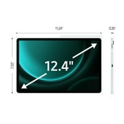 Samsung Galaxy Tab S9 FE + Tablet، 12.4، 128GB، Mint Green