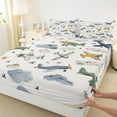 thumbnail image 3 of Castle Fairy Cartoon Plane Full Size Sheets 4-Piece for Boys Girls,Kawaii Aircraft Breathable Bed Sheets,Transportation Theme Lightweight Sheet Sets,Ultra Soft Home Decor, 3 of 7