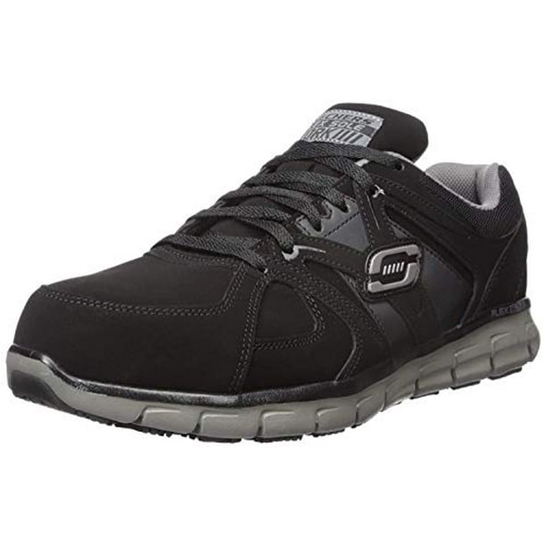 Skechers for Work Men s Synergy Ekron Alloy Toe Work Shoe