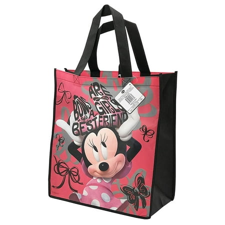 Disney Minnie Mouse Bows are a Girls Best Friend Tote Bag, Disney Minnie Mouse Bows are a Girls Best Friend Tote Bag By Legacy Licensing Partners Ship from