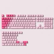 COSTOM 150 Keys Pink Keycaps Cherry Profile Clear Keycaps Set Fit for 61/64/87/104/108 Cherry Mx Switches Mechanical Keyboard