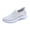 Light Gray, variant on longantii Women's Orthopedic Slip-On Sneakers: Breathable Mesh Knitted Walking Shoes with Arch Support, Non-Slip Sole Wide Width for Comfort Light Gray