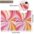 thumbnail image 3 of FORMRS A4 Clipboard Folder with Pen Holder Horizontal Foldable School Office Binder, Swirling Lines, 3 of 9