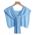 thumbnail image 1 of Vestido de noche cruzado de cachemir, 1 of 5