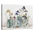 thumbnail image 4 of Masterpiece Art Gallery Irises In Vases Ivory By Lynnea Washburn Canvas Art Print 22" x 28", 4 of 4