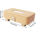 thumbnail image 3 of Porta rollos de papel para coche, caja de pañuelos para visera, porta rollos de cuero para coche, para guardar servilletas de papel, servilletas y papel higiénico en el coche., 3 of 5