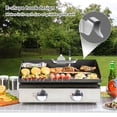 thumbnail image 3 of Griddle Spatula Holder,Stainless Steel Grill Scraper Holder Barbecue Tool Rack Barbecue Shovel Rack Accessories for Camping Picnic BBQ Essentials, 3 of 7