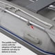thumbnail image 4 of Speravity Kayak Paddle Holder Tool Tamaño pequeño Rafting Paddles Fixator PVC Oar Hook Fijación Abrazadera Kayak Accesorio Abrazaderas de montaje Bombillas para automóviles Gris blanco, 4 of 6