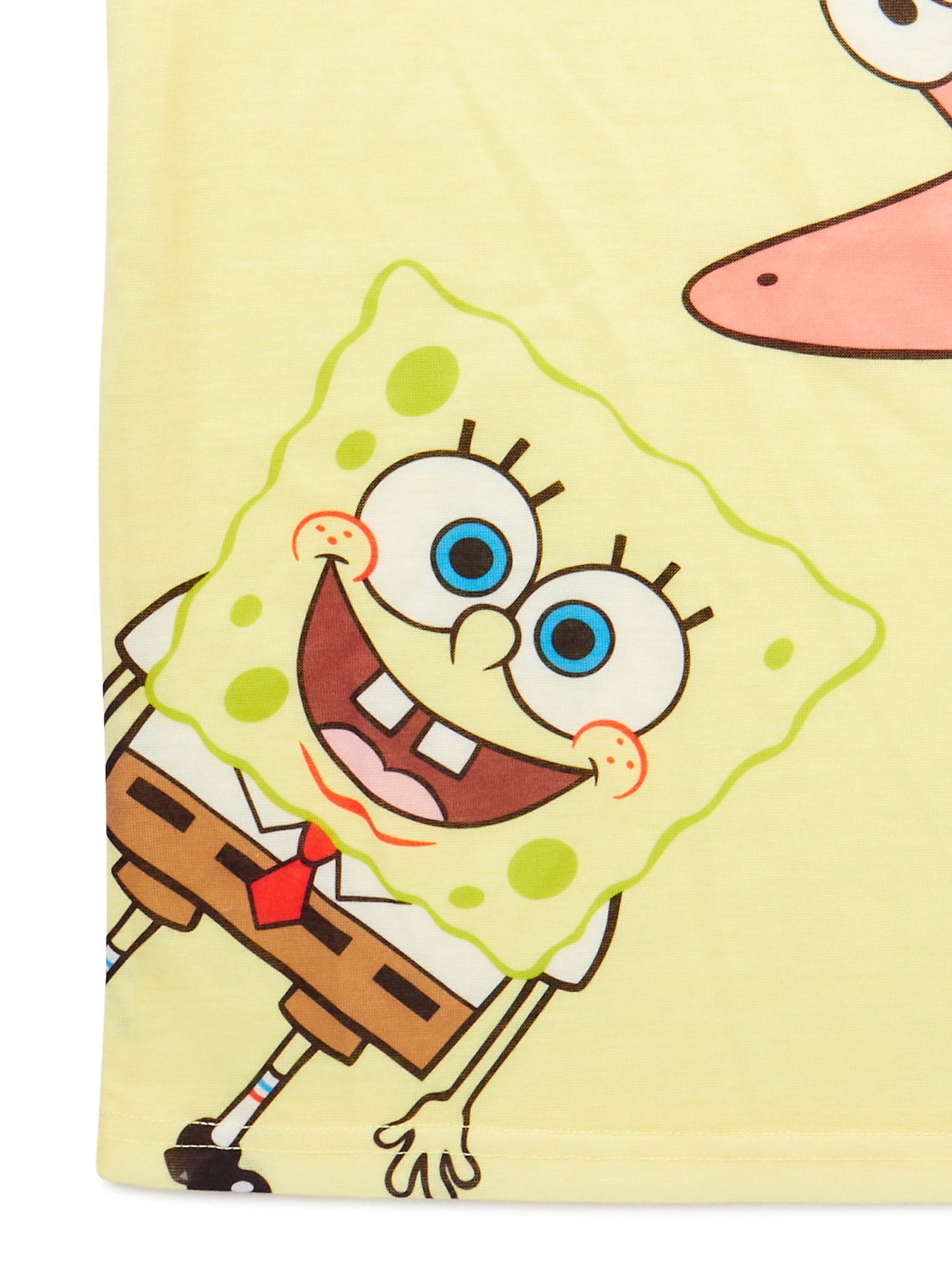 Nickelodeon SpongeBob SquarePants Boys Short Sleeve T-Shirt and Shorts Pajama Set, 2-Piece, Sizes 4-12