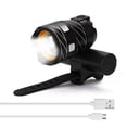 thumbnail image 1 of LED USB Rechargeable Outdoor Zoomable T6 Bicycle Light Bike Front Lamp Torch Headlight, 1 of 8