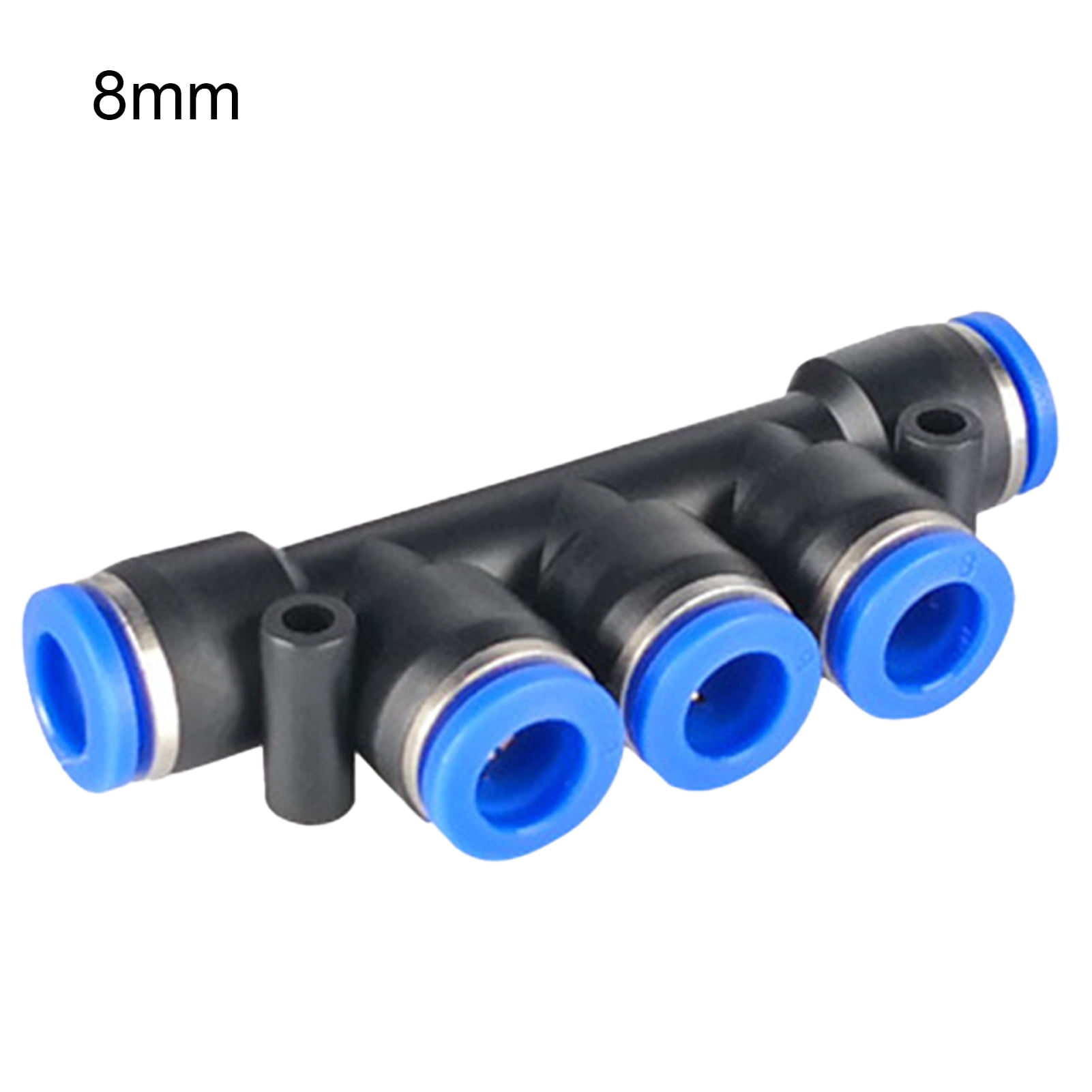 5 pcs PK8 Pneumatic Air Flow Manifold Quick Fittings Connector for 8mm Tube Hose 