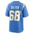 thumbnail image 3 of Men's Nike Jamaree Salyer Powder Blue Los Angeles Chargers Game Player Jersey, 3 of 4