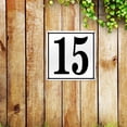 thumbnail image 4 of 12x12" Parking Lot Number 15 Sign - High-Intensity Grade Aluminum, Weatherproof, Fade-Resistant, Curbside Number, White/Black, Ideal for Outdoor and Indoor Use, 4 of 6