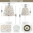 thumbnail image 4 of Yayeee Mini Table Lamp 11.8" Dimmable with Fabric Shade 3 Color Temperatures, Beige Stars, 4 of 7