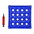 thumbnail image 2 of Cojín de asiento inflable de aire antiescaras con bomba y agujeros. Colchón de aire. Azul, 2 of 9