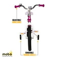 thumbnail image 5 of Mobo Lite Bike w/Training Wheels. 16" Child Bicycle, Fuchsia, 5 of 15